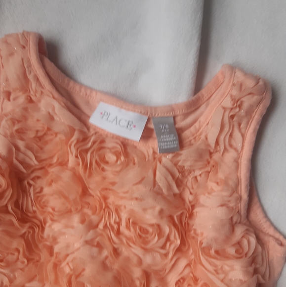 Peach Girls Dress - Picture 2 of 2